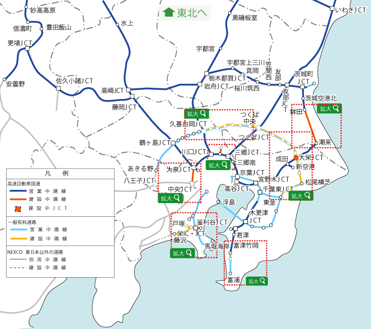 関東高速地図